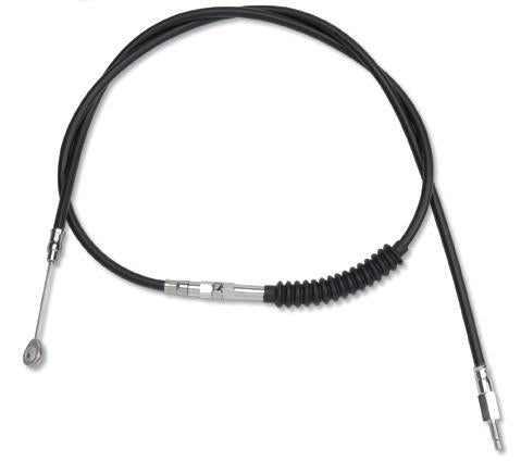 Drag Specialties 0652-1395 Alternative Length Black Vinyl High Efficiency Clutch Cable - 53-1/16in.