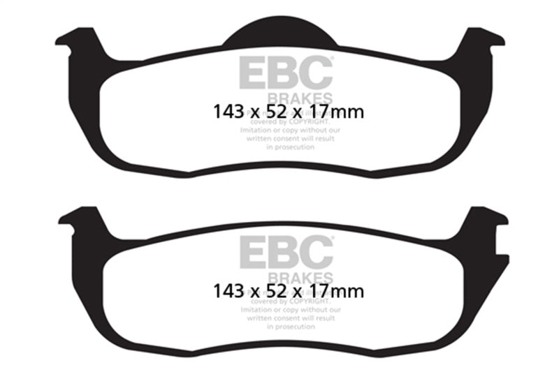 Load image into Gallery viewer, Ebc DP41707R EBC Yellowstuff Brake Pad Sets
