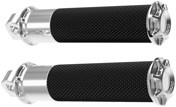 Arlen Ness 07-928 Fusion Footpegs - Bevelled - Chrome