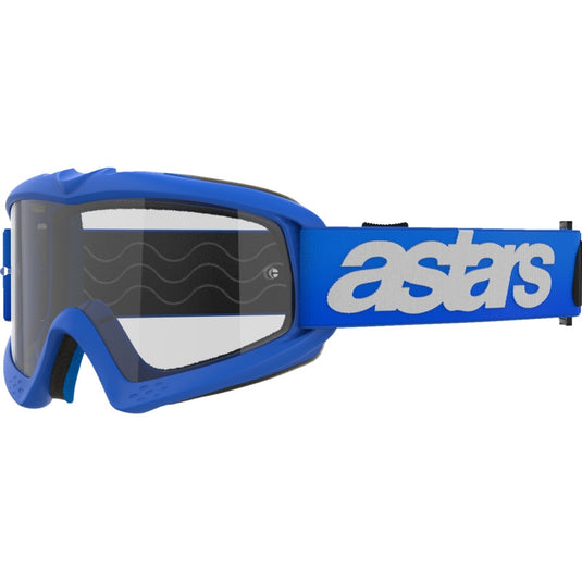Alpinestars Vision Blaze Youth Goggles (One Size Fits Most, Blue/Blue / Clear lens)
