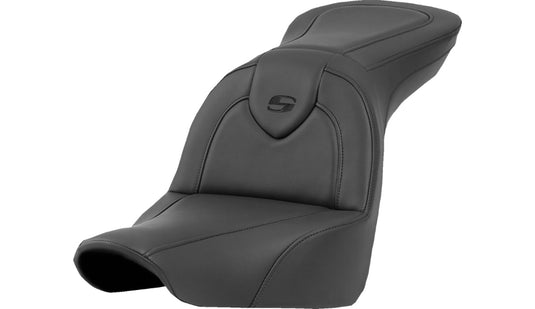 Saddlemen 818-29-187 Roadsofa Seat - without Backrest - Black/Black Stitching