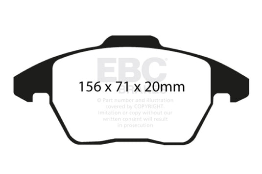 Ebc DP21517 EBC Greenstuff Brake Pad Sets