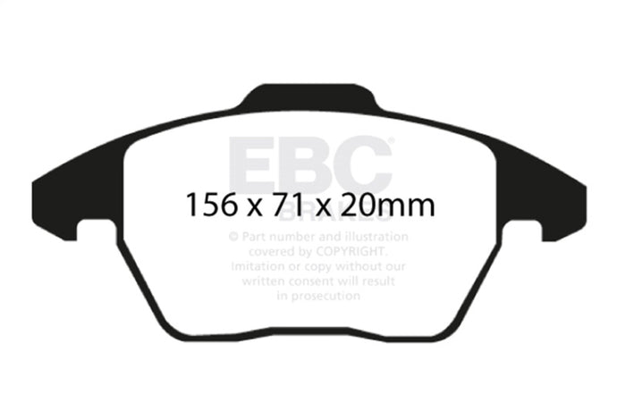 Ebc DP41517R EBC Yellowstuff Brake Pad Sets