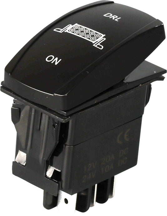 Open Trail SM106-032 Pro Rocker Switch - DRL 3 Position