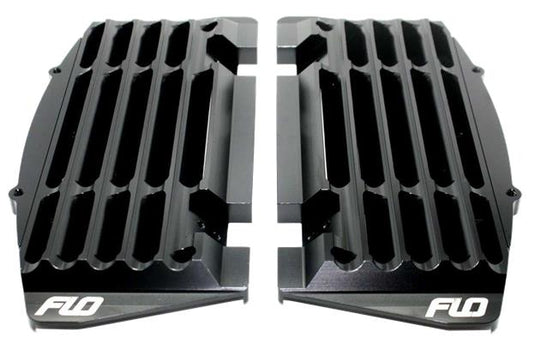 Flo Motorsports FLO751BLK High Flow Radiator Braces - Black