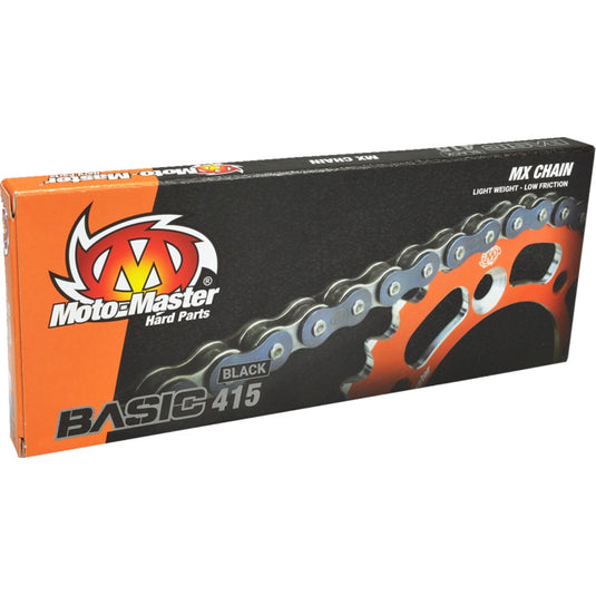 Moto-Master 641503 415 GP MX Racing Drive Chain - 134 Links - Black Coating
