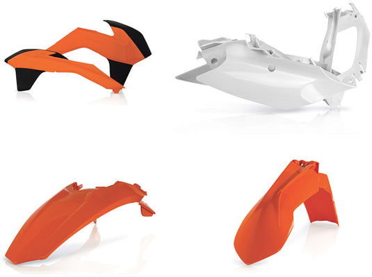 Orange/White