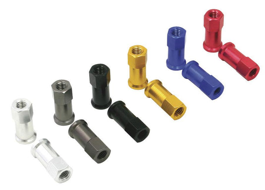 Drc D58-02-106 Rim Lock Nuts - Red