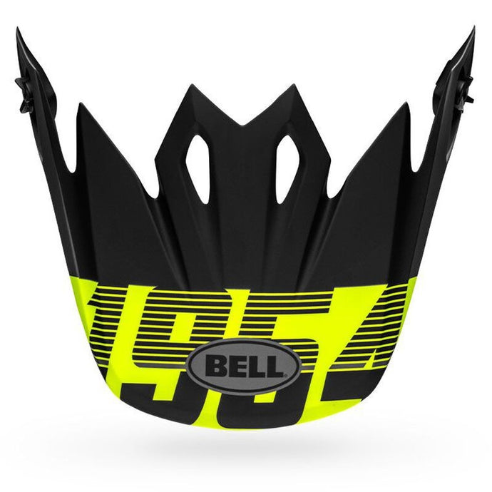 Bell Helmets Visor for MX-9 Strike Helmets - Matte Gray/Black/Hi-Viz