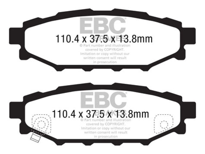 Ebc DP31584C EBC Redstuff Brake Pad Sets
