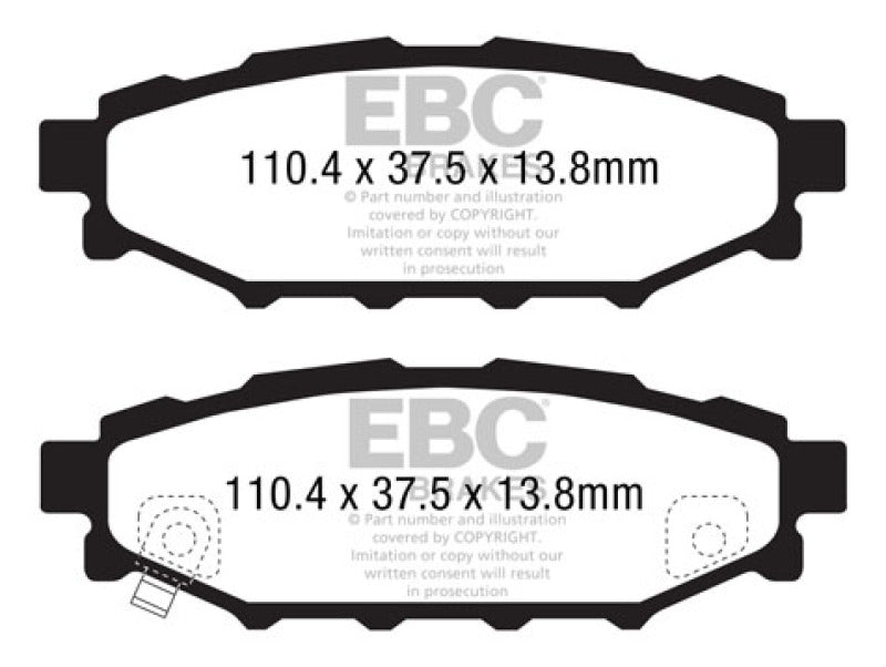 Load image into Gallery viewer, Ebc DP31584C EBC Redstuff Brake Pad Sets
