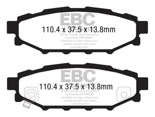 Ebc DP31584C EBC Redstuff Brake Pad Sets