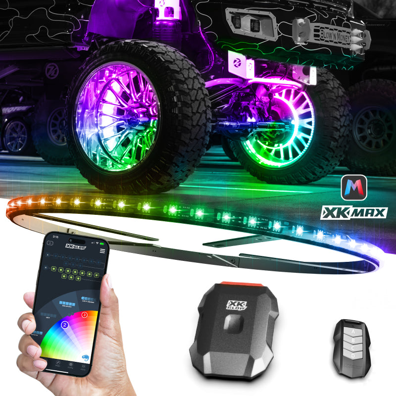 Load image into Gallery viewer, Xkglow MX-WHEEL-KIT XKG Wheel Ring Lights
