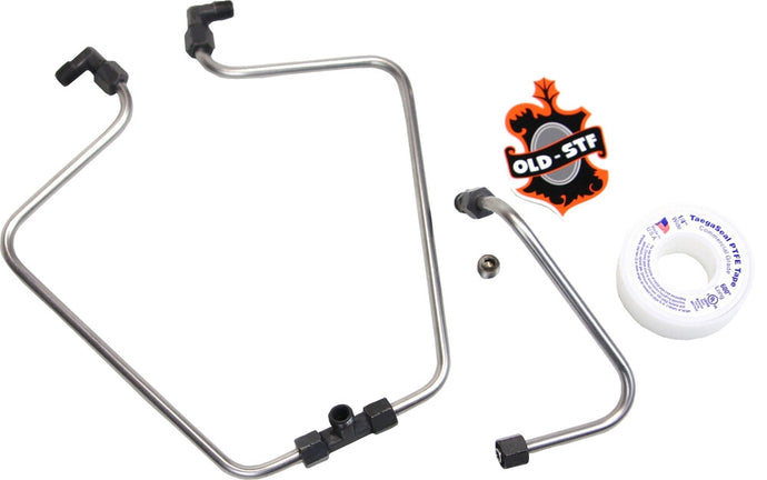 Old-Stf STFS66BK Rocker Box Stainless Split Oil Line