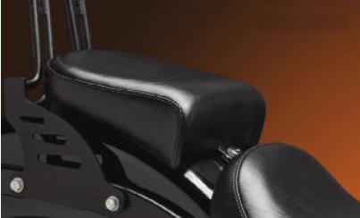Le Pera LKS-007PDX Deluxe Smooth Pillion Pad for Bare Bones Solo Seat
