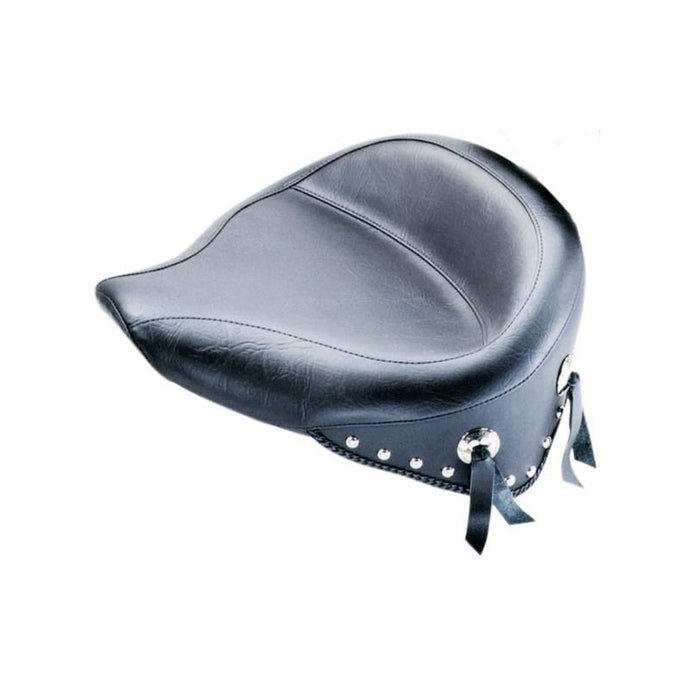 Mustang 75506 Vintage Wide Solo Seat - Chrome Studded