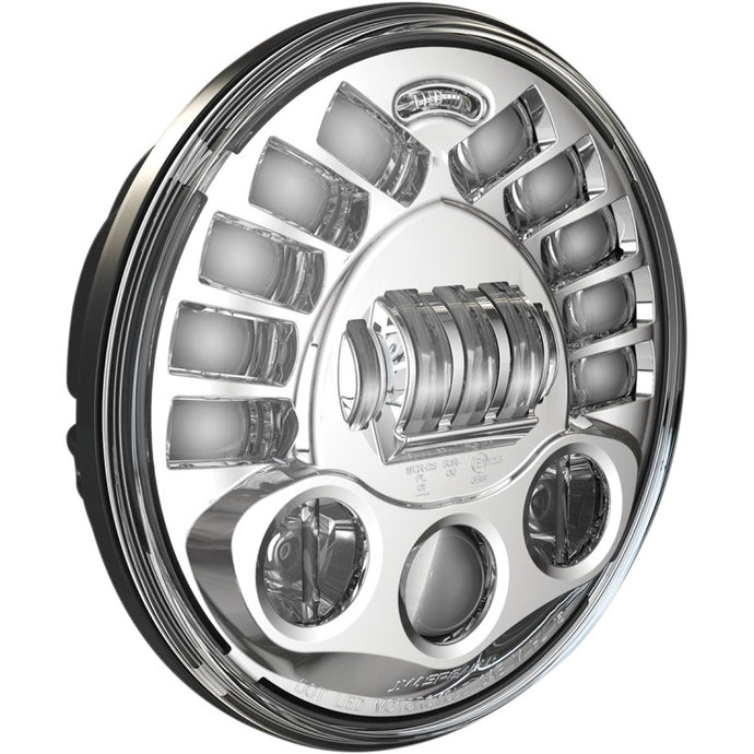 Custom Dynamics PB-7PA-C 7in. Probeam LED Adaptive Pedestal Mount Headlamps - Chrome