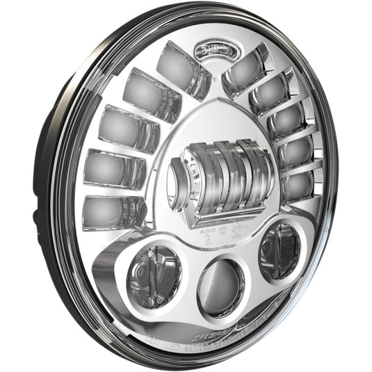 Custom Dynamics PB-7PA-C 7in. Probeam LED Adaptive Pedestal Mount Headlamps - Chrome