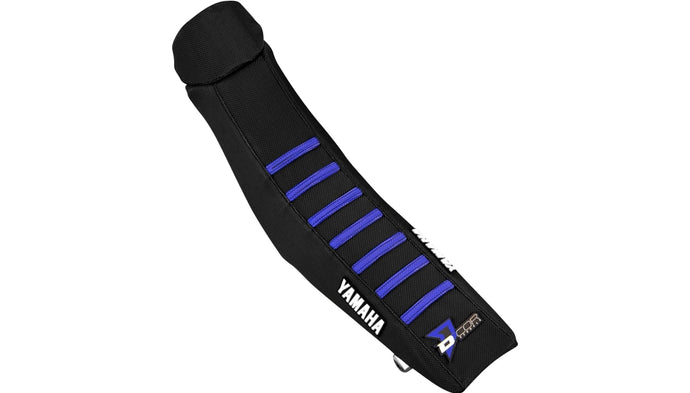 Dcor 30-50-141 Seat Cover - Black Sides - Black Top with Blue Ribs