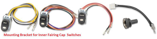 Drag Specialties 2106-0222 Inner Fairing Cap Switch Kit - Mounting Bracket