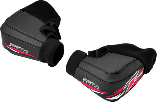Zeta ZE72-9042 Hand Warmers - Black/Red