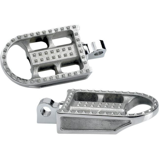 Biltwell Inc. 7002-302-01 Mushman Footpegs - Raw Polished