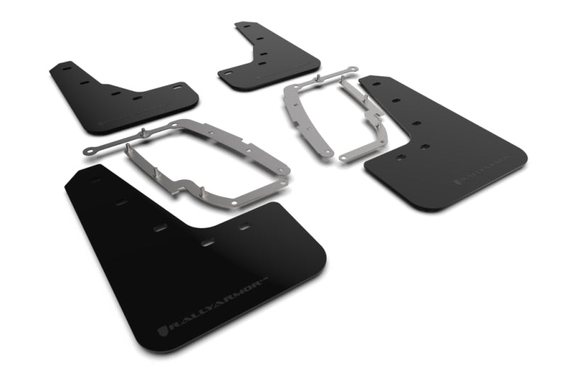Load image into Gallery viewer, Rally Armor MF62-UR-BLK/MBK RAL UR Blk Flap/Met. Blk Logo
