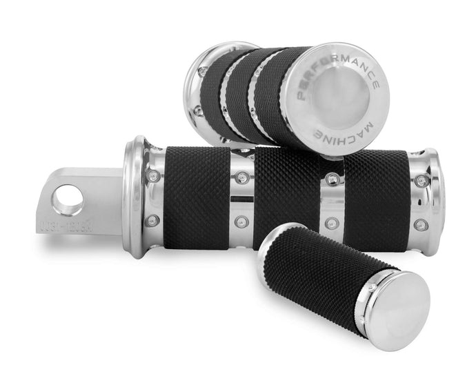 Performance Machine 0035-1161-CH XLS Footpegs - Chrome