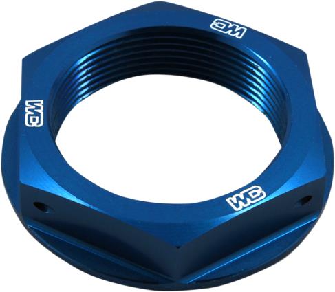 Works Connection 24-360 Steering Stem Nut - Blue