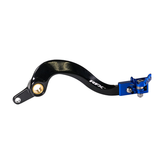 Rfx FXRB 40500 99BU Pro Series Rear Brake Pedal with Folding Tip - Blue