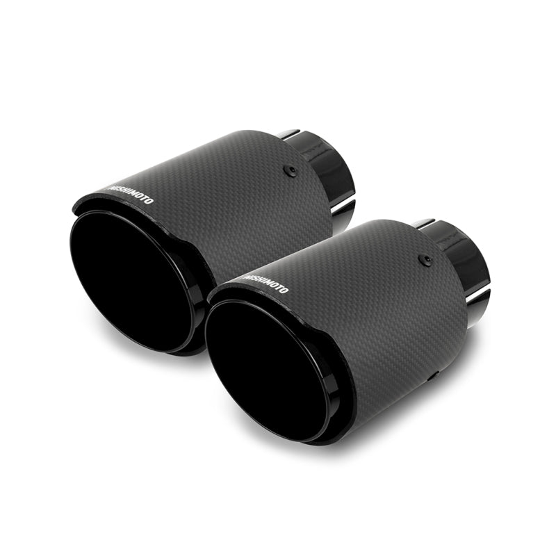 Load image into Gallery viewer, Mishimoto MMEXH-TIP-CFD25BK MM Universal Muffler
