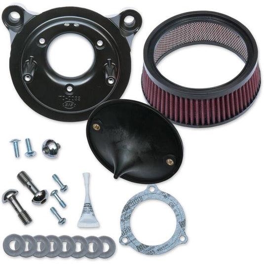 S&S Cycle 170-0301B Super Stock Stealth Air Cleaner Kit for Stock Engines
