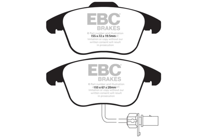 Ebc DP31998C EBC Redstuff Brake Pad Sets