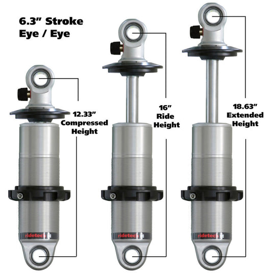 Ridetech 24169901 RID HQ Coilovers - Universal