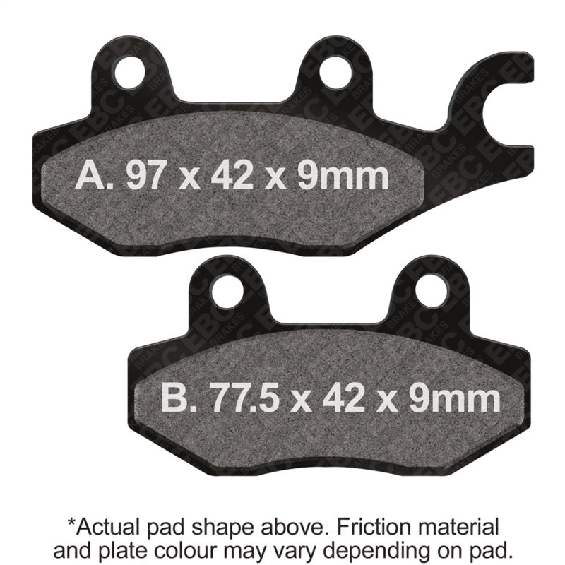 Load image into Gallery viewer, Ebc Powersports SFA197HH EBC HH Sintered Brake Pads

