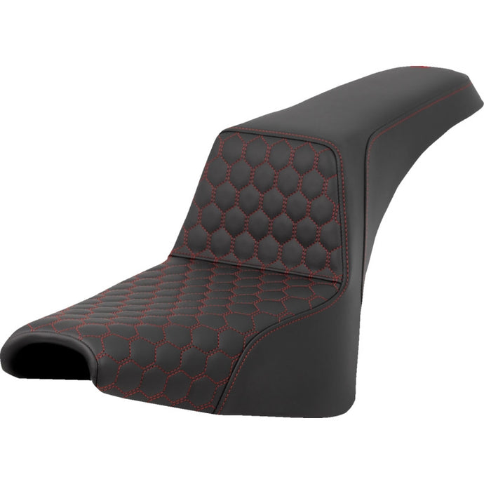 Saddlemen 818-30-17704 Step-Up HC Seat - Red Stitching