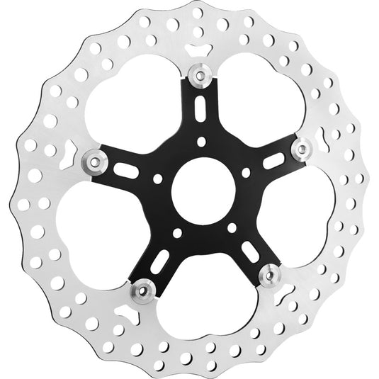 Arlen Ness 300-094 12.6in. Jagged Front Floating Brake Rotor