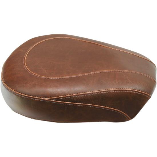 Mustang 76721 Wide Tripper Passenger Seat - Smooth - Brown