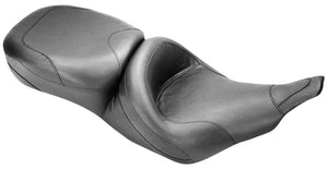 Mustang 75449 1-Piece Ultra Touring Seat - Smooth Style - No Studs