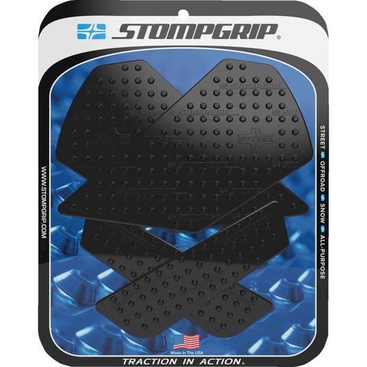 Stompgrip 55-10-0175B Volcano Profile Traction Tank Grip - Street - Black