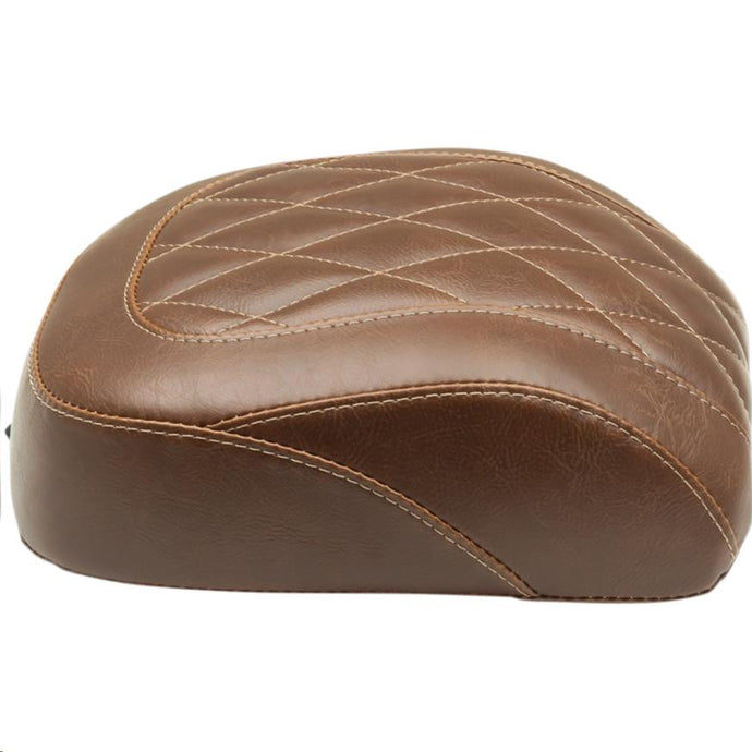 Mustang 83060 Wide Tripper Solo Seat - Diamond Stitch - Brown