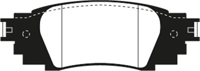 Ebc DP43080R EBC Yellowstuff Brake Pad Sets