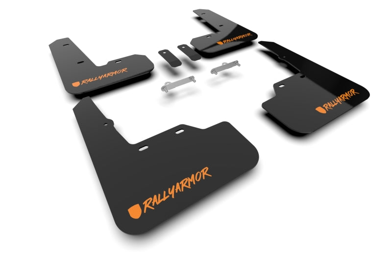 Load image into Gallery viewer, Rally Armor MF92-UR-BLK/OR-X RAL UR Blk Flap/Orange Logo
