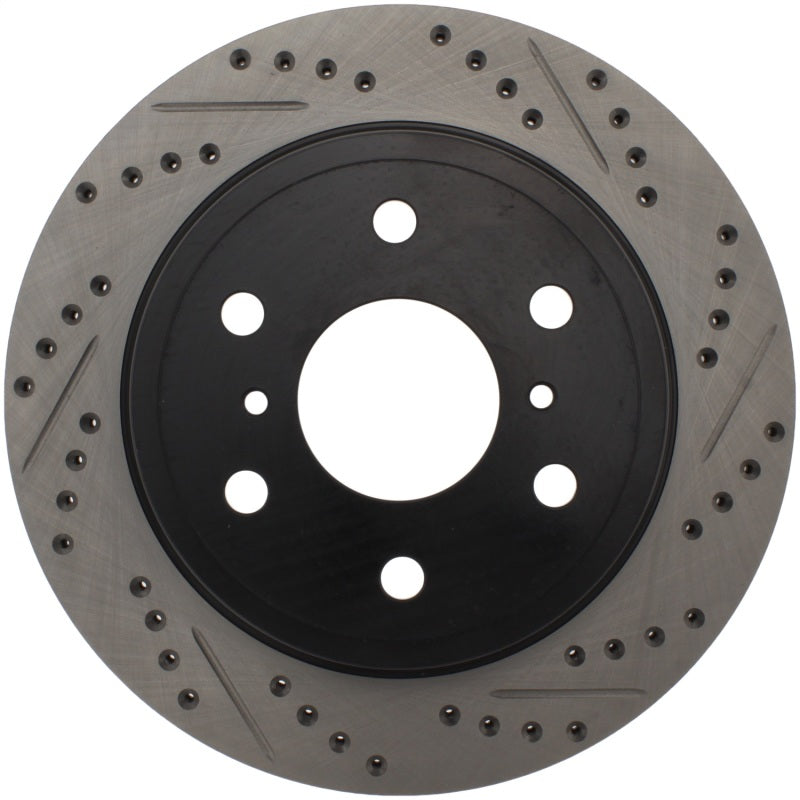 Load image into Gallery viewer, Stoptech 127.66065L ST Slot &amp; Drill Brake Rotors
