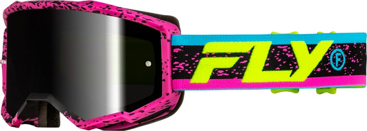 Pink/Black/Hi-Vis / Black Mirror/Smoke Lens