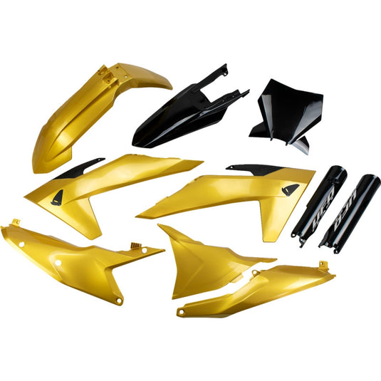 Ufo Plastics KTKIT530F@24 Replacement Plastic Body Kit - Gold/Black