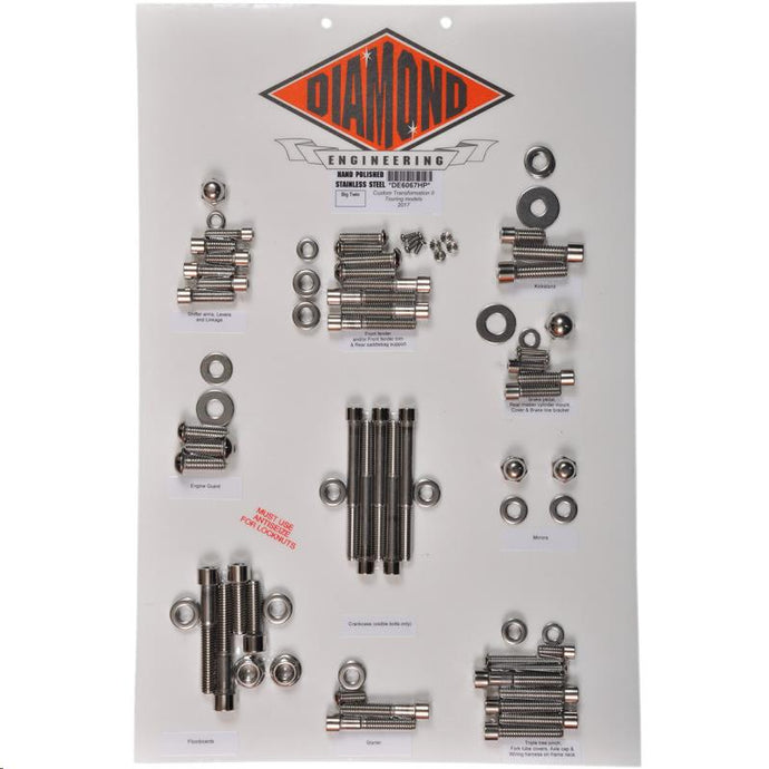 Diamond Engineering DE6067HP OEM-Style Custom Transformation II Kit - Polished Stainless Steel