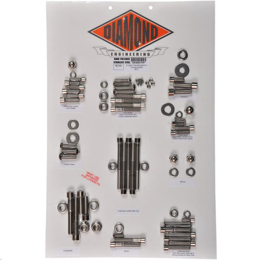 Diamond Engineering DE6067HP OEM-Style Custom Transformation II Kit - Polished Stainless Steel