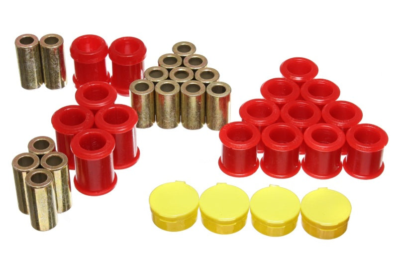 Load image into Gallery viewer, Energy Suspension 7.3119R ES Cntrl Arm Bushings - Red
