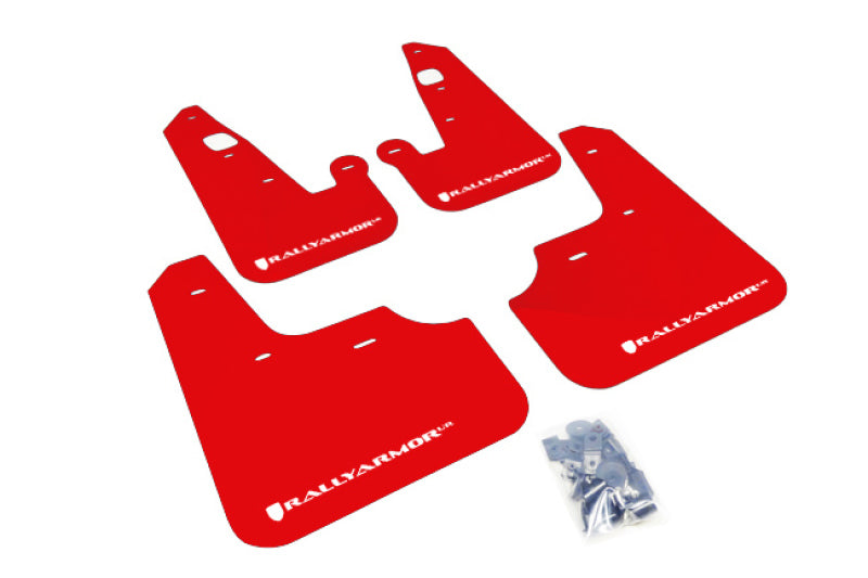 Load image into Gallery viewer, Rally Armor MF8-UR-RD/WH RAL UR Red Flap/Wht Logo
